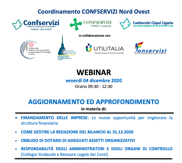 Aggiornamento sugli strumenti di finanziamento e sugli adempimenti connessi con l'emergenza COVID-19